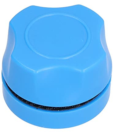 Mini Fish Tank Magnetic Cleaner, Aquarium Algaes Removal Cleaning Brush with Magnets Glass Scrubber for Small fish tanks thickness within 6mm / 0.2in Blue