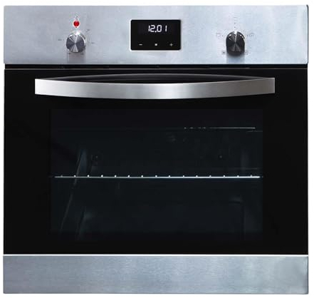 60cm Single Electric Fan Oven, Digital Display, Built-in/Under - SIA SO114SS