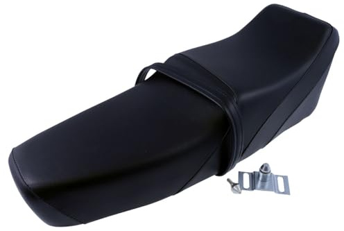 2EXTREME Sitzbank YANKEE schwarz mit Schloss kompatibel für Vespa 50-125/PV/ET3, Classic, Ersatz