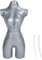 Zerodis Aufblasbare Weibliche Schaufensterpuppe, Halber Körper mit Armen Torso Top Shirt Form Display Dummy Modell Körper Kleidung Fenster Display Rack für Kleidung Display