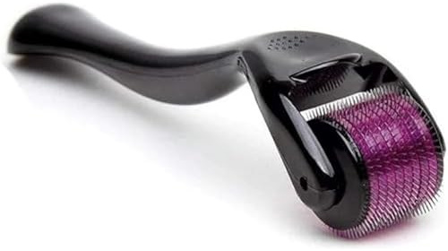 PARENCE - Derma Roller, 0.5 mm Dermaroller Face, Micro Needle Roller para estimular el crecimiento del cabello/crecimiento de la barba - 540 agujas para teñir el cabello