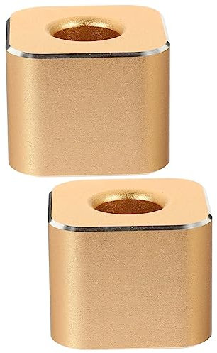MAGICLULU 2stücke Stifthalter Aus Mit Rundem Eleganter Schreibtisch Organizer Für Stifte Multifunktionaler Für Büro Schule Und Zuhause Goldfarben