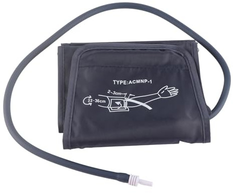 Oberarm Blutdruckmanschette, Blutdruckmanschetten Ersatz, 2er Pack Blutdruckmanschette mit Anschluss verstellbarer großer Manschettengurt Arm Blutdruck Ersatzmanschette Für ältere Menschen(22~36CM)