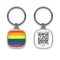 OLAF-App 1x Pride Schlüsselanhänger - inklusive kostenloser Wiederfindungsfunktion! Geschenk Anhänger Toleranz Regenbogen LGBTQ Pride, Unisex