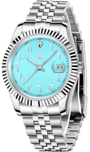 LACZ DENTON Rollstimi RT128 Männer Automatische Mechanische Armbanduhren Edelstahlarmband Mode Uhren für Männer 50M wasserdichte Uhr