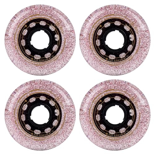 Skateboard-Räder, 4er-Pack, Inline-Rollschuh-Räder für drinnen und draußen, 83A Rollschuh-Räder für drinnen, Skating-Räder, Räder