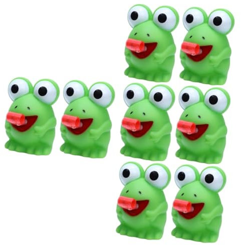 ibasenice 8stücke Cartoon Frosch Quetschspielzeug Lustige Tier- Für Stressabbau Für Partys Schulpausen Und Büro Tragbar Leicht Spaß Für