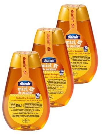 Lot 3x Miel de fleur d'oranger - Squeezer 350g