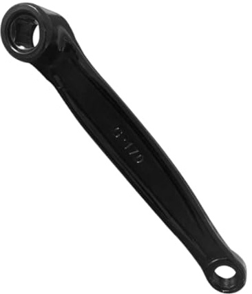 Bras de manivelle gauche de vélo bras de manivelle de vélo horizontal disponible dans le trou de diamant 170MM noir bras de manivelle de vélo pédalier de vélo de route pédalier de vélo VTT pour vélo é
