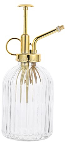 Vetro Nebulizzatore 350ml in Vintage da Piante per Giardino | Pompa Manuale, Flusso Preciso, Adatto a Bonsai e Piante Sospese Interne ed Esterne