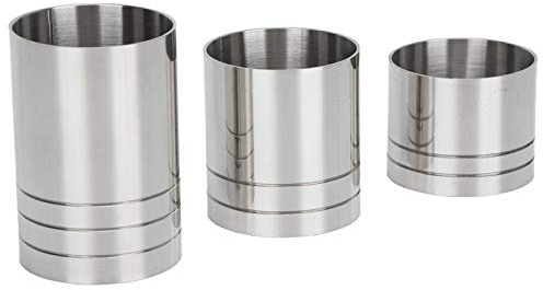 SUNGOOYUE Cocktail Jigger Bar Drink Measuring Cup Ounce Cup Set Stainless Steel Bartender Tool 25ml 35ml 50ml for Home Bar Coffee Shop