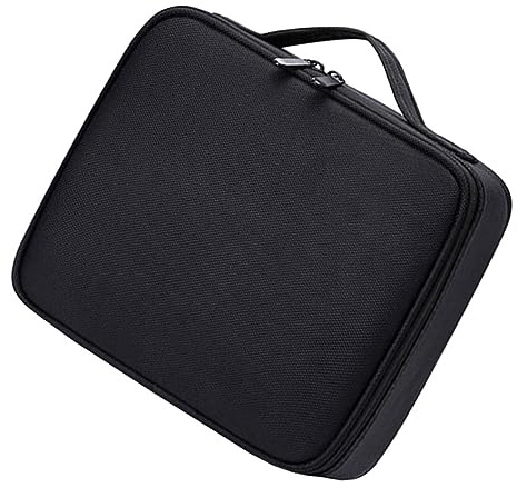 LALADEFIEE wasserdichte Tragbare Audio Effektgerät Tasche mit Dickem Schwammschutz Langlebige Aufbewahrungstasche für Effektgeräte Kompakt und Robust für Musiker Unterwegs