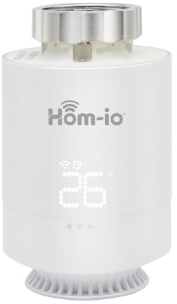 Smart Hom-TERMOV2 zusätzliches Hom-io, Fernsteuerung für mehrere Räume 5-30°C, Open Window, Frostschutz, kompatibel mit WLAN-Thermostat und Smart Home-Systemen
