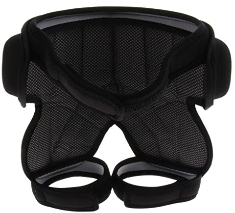 P Prettyia Kinder Schutzausrüstng 3D Gepolsterte Hüfte Schutzhose für Eislaufen, Eiskunstlauf, Rollschuhlaufen - Schwarz, S