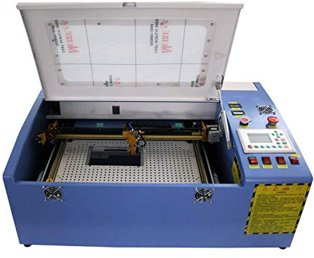 TEN-HIGH CO2 40W Laser Graviermaschine Laser Cutter mit USB-Anschluss OFFLINE VERSION, Arbeitsbereich: 300x500mm, MEHRWEG