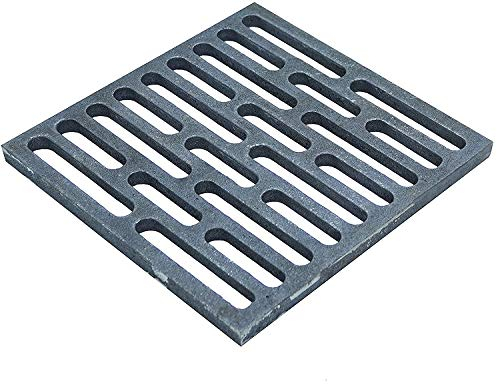 Fonderia Bongiovanni | Griglia in Ghisa | Griglia per Camino | Stufa Pellet | Barbecue Fondello per Cenere |cm 20x20 codice M