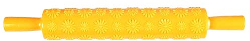 Mattarello con Decorazioni - Fiore - mattarello Decorativo - Biscotti - plastica - Cake Design - Visto in TV - Idea Regalo Natale e Compleanno