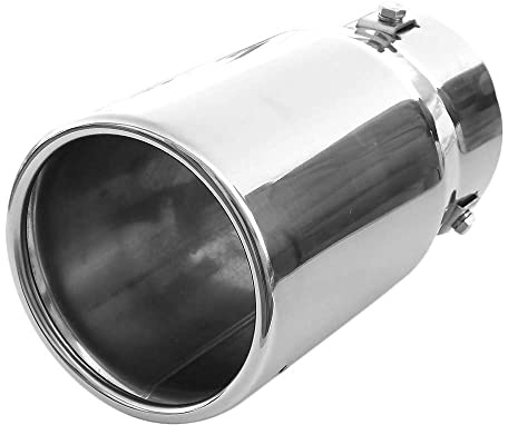 Universal Auspuffblende Endrohr Sport Schalldämpfer Edelstahl 82mm Chrom