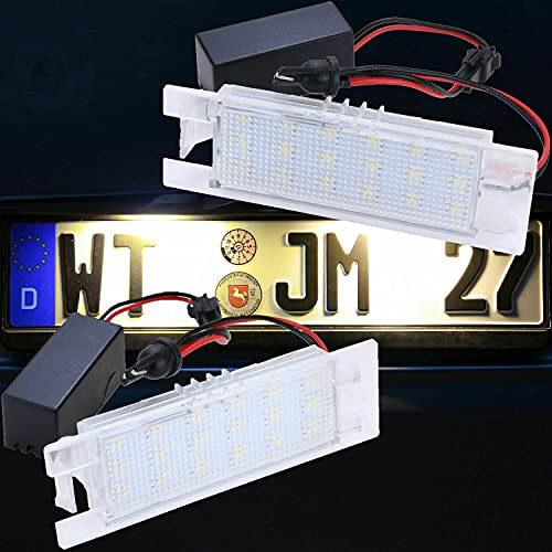 LED Kennzeichenbeleuchtung warmweiß von Recambo passend für OPEL Adam | Ampera | Astra H + J + K
