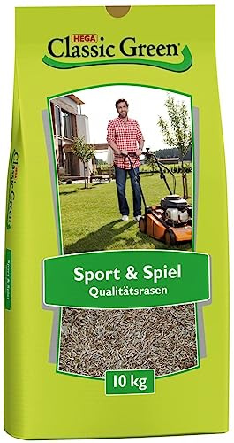 HEGA Classic Green Rasensamen Sport- & Spielrasen 20 kg (2 x 10 kg)
