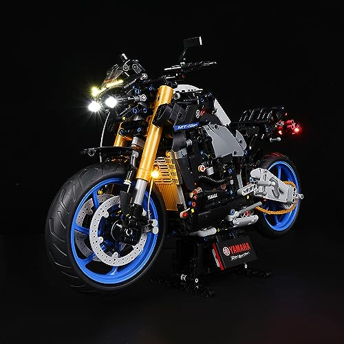 Kyglaring LED Lighting Kit (No Model) - Compatible with Lego-42159 Technic Yamaha Motorcycle-10 SP Building Blocks Model Set - Only LEDs No Brick Set (Classic Version)