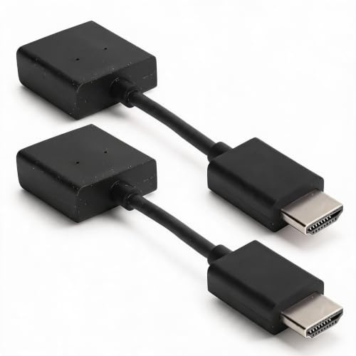 Cavo Prolunga, 4K 60Hz Maschio-Femmina Rotante Protegge Porta per TV Proiettore, TPE 11 x 3 cm, Confezione da 2
