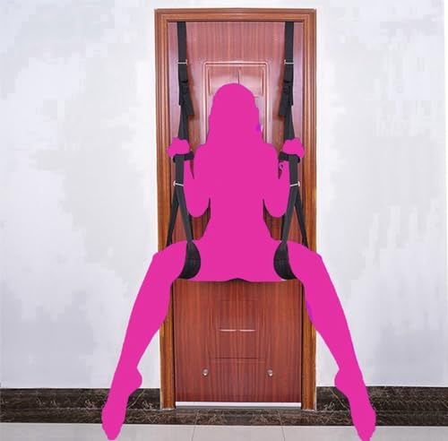 Door Swing for Adults Couples Heavy Duty Holds 300LBS Sexy Swing Over The Door Hanging On Door Adult Swings for Bedroom Door Love Slings Restraints Sex Furniture for Adults Couples Kinky Toy Sweater