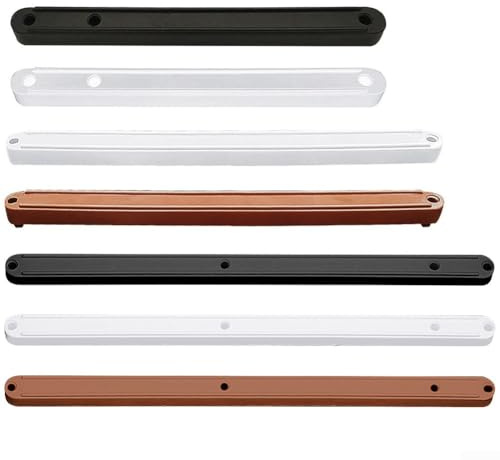 Schubladenschienen aus Kunststoff, 80/235 / 298 mm, Ersatzschienen für Schrankschubladen, Schubladenschienenhalterung (, 235 mm), 10 Stück