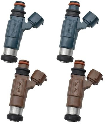 DZNEFYUP 4 Stück Einspritzdüsen INP-780 INP780 INP-781 INP781 Für Mazda 626 ES LX Für Protege 1999 2000 2001 2002 Einspritzdüse Benzin