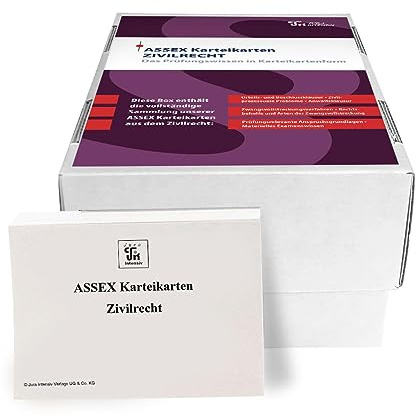 ASSEX Karteikarten Zivilrecht: Im Frage- und Antwortsystem aufgebaut (Assessor Karteikarten Zivilrecht)