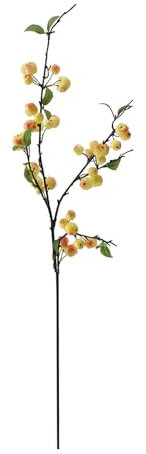 UIYIHIF Künstlicher Apfel-Obstzweig, 104 cm, Künstlicher Grüner Apfelbaum mit Langen Zweigen und Grünen Blättern, Grüne Blätter, Büsche, Stiele, Künstlicher Obstzweig für Zuhause, (105cm