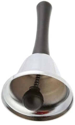 Garneck Handglocke Aus Metall Tischklingel Für Restaurant Service-rufklingel Handglocke Für Bar Metallklingel Mit Filigranen Details Vintage-glocke Für Zuhause Und Büro