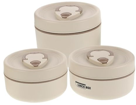 MAGICLULU Lonchera Térmica Portátil De 3 Niveles Bento Set Con Bolsa Aislante Para Almuerzo
