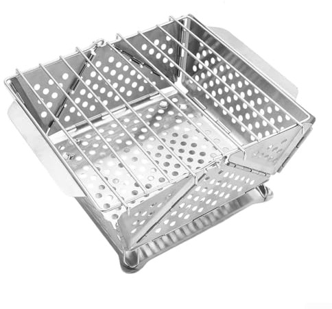 Homeponnew Scolapasta pieghevole in acciaio inox e cestino portaoggetti, salvaspazio, colino pieghevole per cucina, scolapasta, verdure, frutta, barbecue, cucina all'aperto, lavabile in lavastoviglie