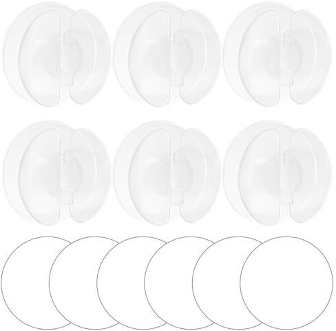 CZAKOMIX 6 Stück Schnur Organizer für Haushaltsgeräte, Tragbarer Kabelaufwickler, Kabel Organizer, Selbstklebend Kabelaufwickler, Transparent, für Büro,Zuhause Aufbewahrung und Organisation von Kabeln