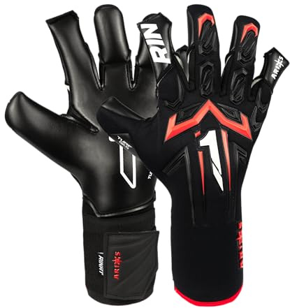 Rinat Guante de Portero Aries X Turf, Negro, Unisex Niños