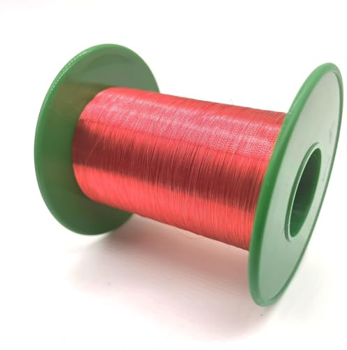 Lackdraht Kabel Wickeldraht Aus Emailliertem Kupfer 18awg 34awg 40awg 36awg 0,05 Mm 0,7 Mm 0,18 Mm 0,38 Mm 0,06 Mm Roter Draht Qa-1/155 Für Prozesslinien, OD 0.17mm, Weight 100g