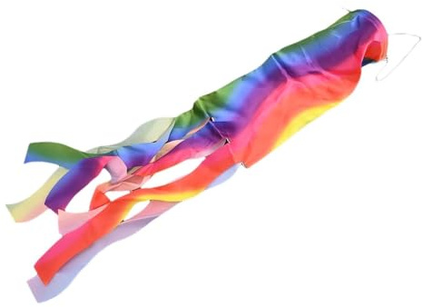 FACAIIO Windsock Flag, 140cm Long, Polyester Fabric, Weather Outdoor Festivals, Caravan and Camping Decor