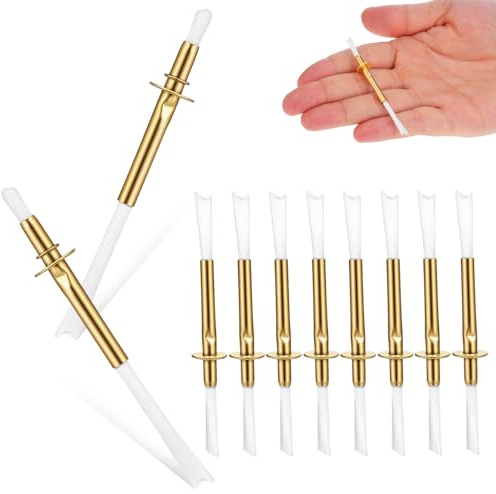 Toyvian Mèches Pratique Longue Durée de Combustion pour Lampe à Pétrole Lot de 10 en Alliage et Fibre pour Lampe à Huile et Projets DIY