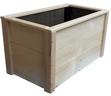 TOTAL WOOD 2012 Pflanzkasten Blumentopf Blumenkasten Pflanzkasten pflanzkubel blumenkubel auf Holz Garten terrasse 100x40x45h cm Verwendung im Innen- und Außenbereich. Nach Maß verfügbar!