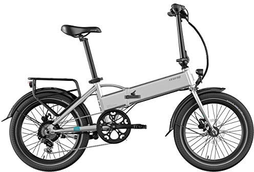 LEGEND EBIKES Monza Bicicleta Eléctrica Plegable Batería Extraíble 25km/h, 250W, E Bike 6 Velocidades, Bicicleta Electrica Urbana Ruedas 20 Bicicletas Electricas Frenos Hidráulicos, Bici Smartbike
