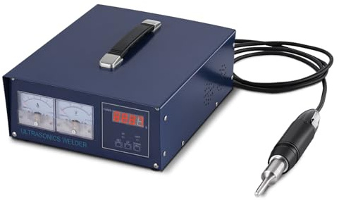 BAOSHISHAN Ultrasonic Plastic Welding Machine 500W Plastic Spot Welder for Farm Eggs Belt Manure Belt (500W Machine with Horn for Egg/Manure Belt)