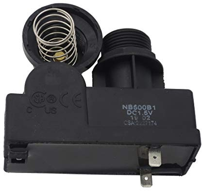 Meter Star - Accenditore a impulsi per Stufa a Gas, DC1,5 V, con connettori terminali, Micro Swith Senza Bisogno di Spingere