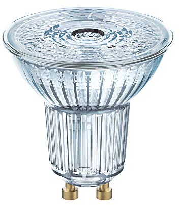 OSRAM LED SUPERSTAR PAR16 Lote de 10 x Bombilla LED reflectora , Casquillo GU10 , 4000 K , 3,70W , Eqiuvalente a 35W , Blanco frío