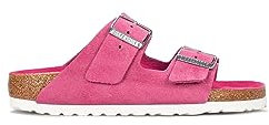 Birkenstock Arizona BS 1024218 Shimmering Fuchsia Ciabatte Donna Fibbie Pelle camoscio 37