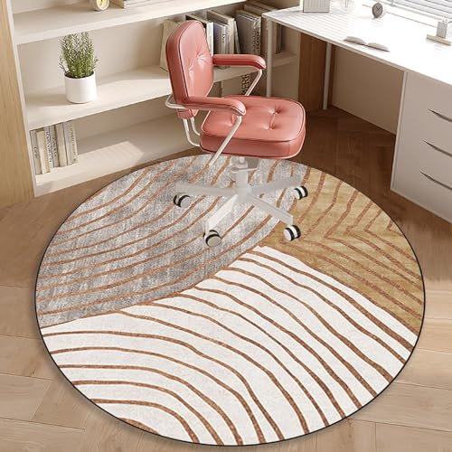 VETCS 120 cm Stuhlmatte für Hartholzböden - Bodenschutzmatte Bürostuhl - Gaming Stuhl Teppich - Bodenmatte Stuhlunterlage - Computerstuhl Teppiche - Unterlage für Stühle Hohe Dichte Anti-Silp