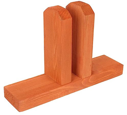 Sosoport Zaun Basis Zäune fence Holzbasis Pfostenfußhalterung Gartentor gehäuse Zahnspange Basis für Holzzaunfüße Stütze für Zaunfüße der Zaun Tür Ecke Holzrahmen Suite kleiner Zaun hölzern