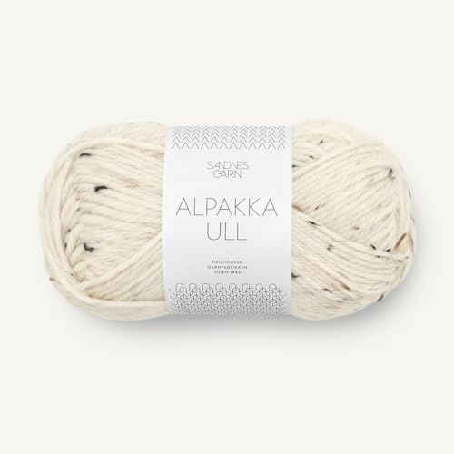 SANDNES GARN Alpakka Ull - Farbe: Natur Tweed (2523) - 50 g/ca. 100 m Wolle