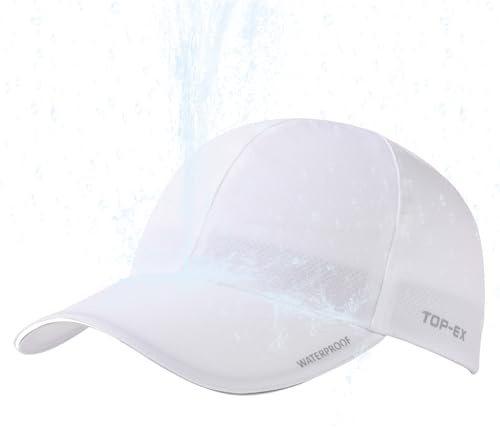TOP-EX TOPEX XL/XXL wasserdichte Baseball Cap Herren Damen Running Cap Basecap Sports Golf Cap - Sonnenschutz Regenschutz Faltbar Leicht