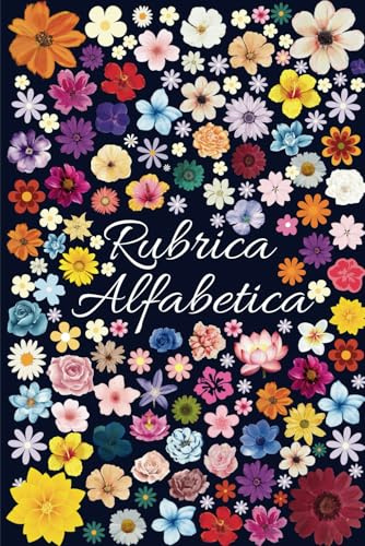Rubrica alfabetica: Quaderno A5 a Righe con 4 pagine per ogni lettera- 104 Pagine in ordine alfabetico dalla A alla Z